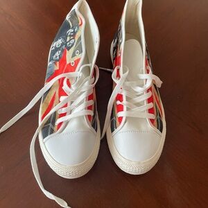 NWOT! The Beatles High Top Sneakers, US Sz M/11 F 12 or EU 43